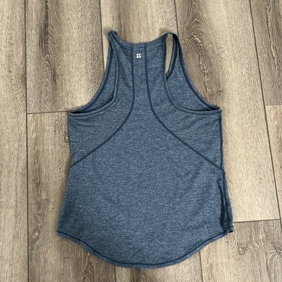 Sweaty Betty energize workout blue heathered tank top size small - Picture 5 of 5